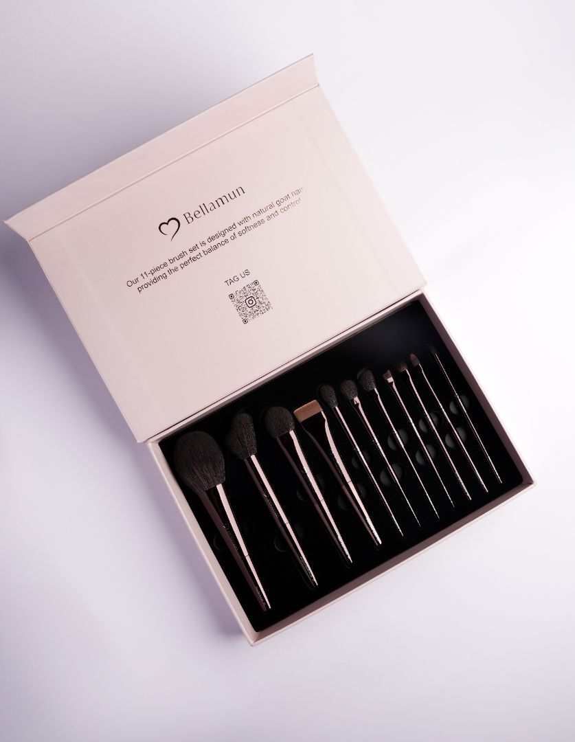 11-Piece Professional Makeup Brush Set
