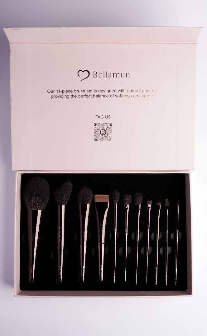 11-Piece Professional Makeup Brush Set